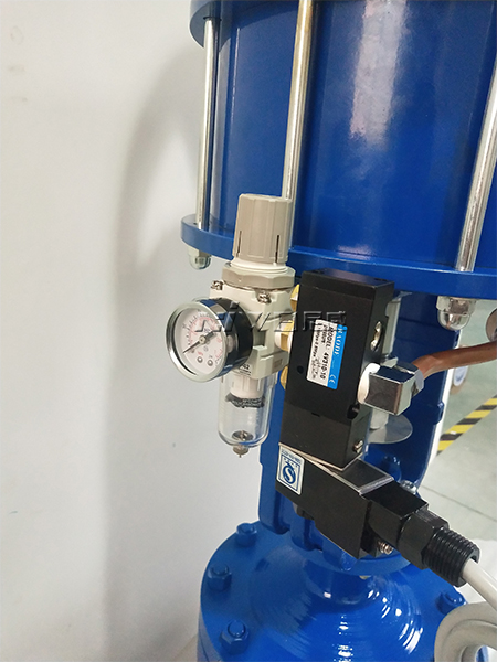 ZSQP氣動活塞（sāi）式快速切斷閥（帶（dài）手動機構）