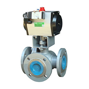 Q644F Q645F氣動三通（tōng）球閥（fá）