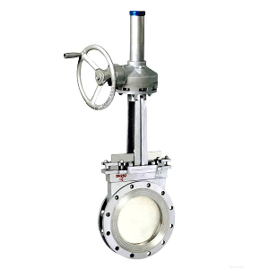 PZ573H/Y傘齒輪對夾式刀型閘閥