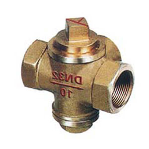 X16W三通內螺紋全銅旋（xuán）塞閥