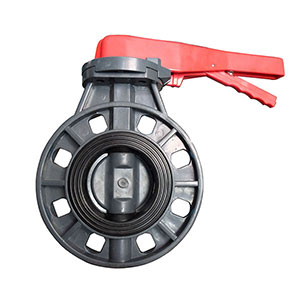 D71X-10S塑料手動對夾式（shì）蝶閥