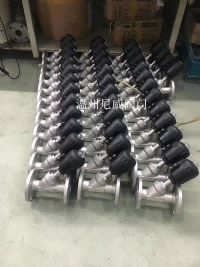 氣動法蘭角座（zuò）閥（fá）塑料頭